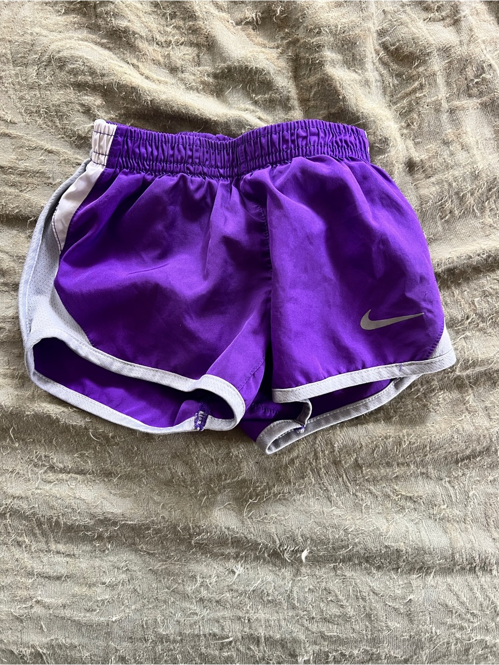 Nike Dri-Fit Toddler Purple Athletic Shorts Size 2t Girls Running Active Summer
